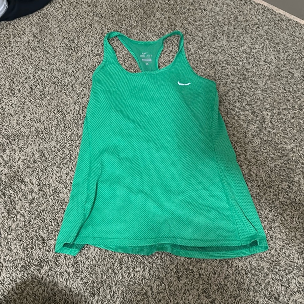 Green Nike tank top. Size M.